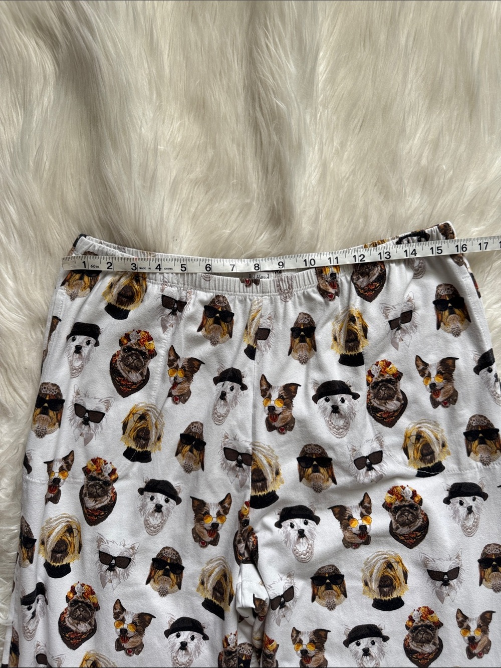 BedHead 2 piece Set Pajamas with Dogs Print Size XL - Picture 9 of 12
